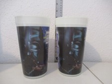 Star Wars Trilogy Special Edition plastic cups SET OF 2 NEW UNUSED Glow in Dark