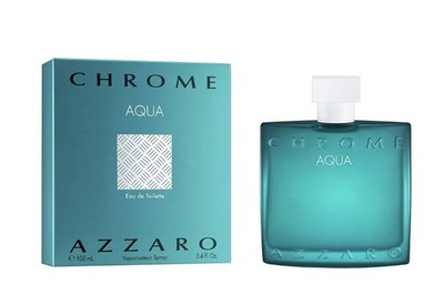Azzaro Chrome Aqua for Men Eau De Toilette 3.4 fl oz *RARE*DISCONTINUED*