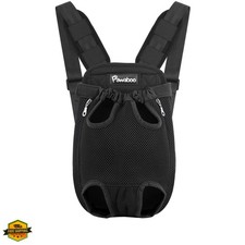 Adjustable Pet Front Cat Dog Carrier Backpack Travel Bag, Legs Out, Easy-Fit ...