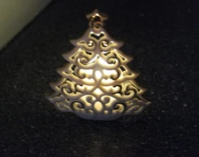 Lenox Christmas Tree Tealight Votive Candle Holder