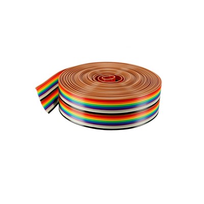 Ribbon Cable IDC Rainbow with F/F C Type for Displayed Projects 20'' 20 Pins