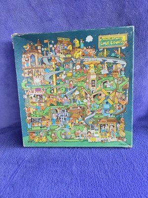 Vintage Springbok Miniature Golf Course PUTT-PUTT PUZZLE 500pc Complete 1985