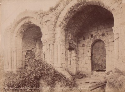 Frankreich Maine Loire Trier Cunault St Macé Priorat altes großes Foto Mieusement 1890