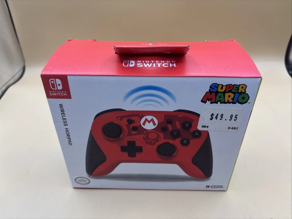 HORI Nintendo Switch Wireless HORIPAD Mario Edition Rechargeable Controller - Image 3 of 4