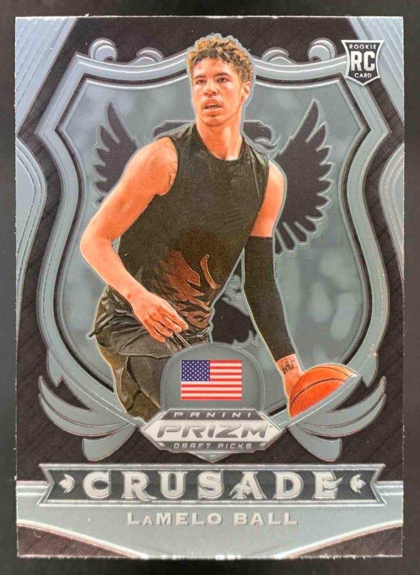 LaMelo Ball 2020 Panini Prizm Draft Picks Collegiate Crusade #83 RC