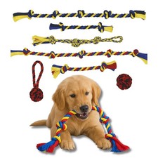Dog Rope Toys Heavy Chew Toys for Medium  Large Breed Dogs   Durable Rope To...