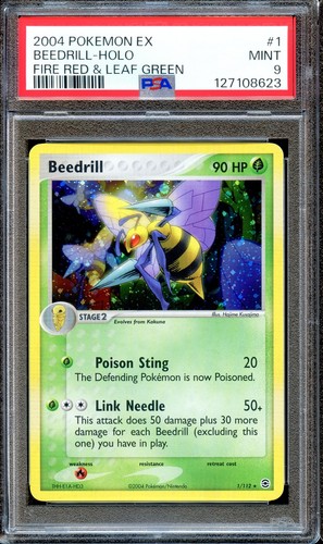 Beedrill graded PSA 9 for sale on eBay