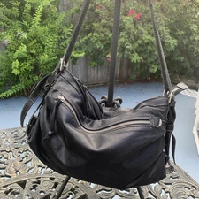 FRANCESCO BIASIA  Large satchel Handbag Black  Leather