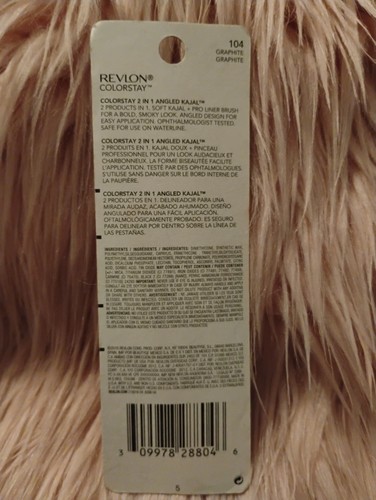 Revlon Colorstay 2 in 1 Angled Kajal Eyeliner #104 Graphite B60 - Picture 2 of 4