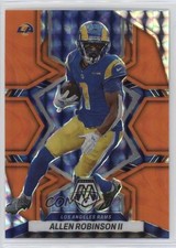 2022 Panini Mosaic Reactive Orange Mosaic Prizm Allen Robinson II #111 jg3