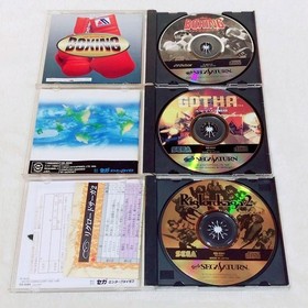 Sega Saturn Software Set of 11 Tested Used Good Condition 1996 Japan Bulk Sales