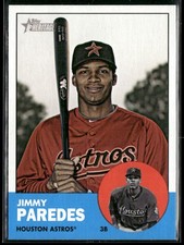 2012 Topps Heritage #45 Jimmy Paredes 1Aa