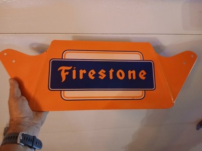 New Old Stock  FIRESTONE METAL TIRE STAND Gas Station Rack Display NICE