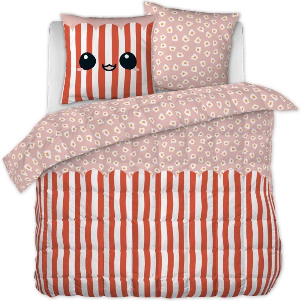 Couette imprimée 240x220 cm coton avec taies d'oreiller 60x60 parure de lit FRESH PO