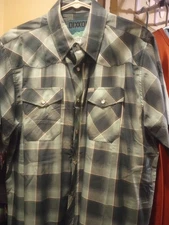 Dixxon Mens LARGE Bozeman Short Sleeve Button Down Shirt