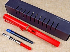 Lamy Safari Fountain Pen in Matte Red, Fine Nib, Brand New in Box