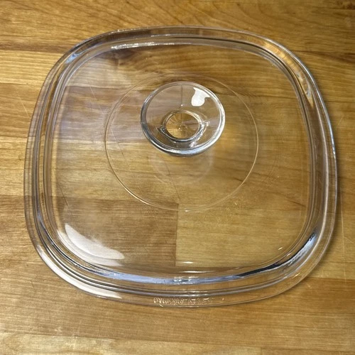 Vintage Pyrex Replacement Lid Clear Glass A-9-C