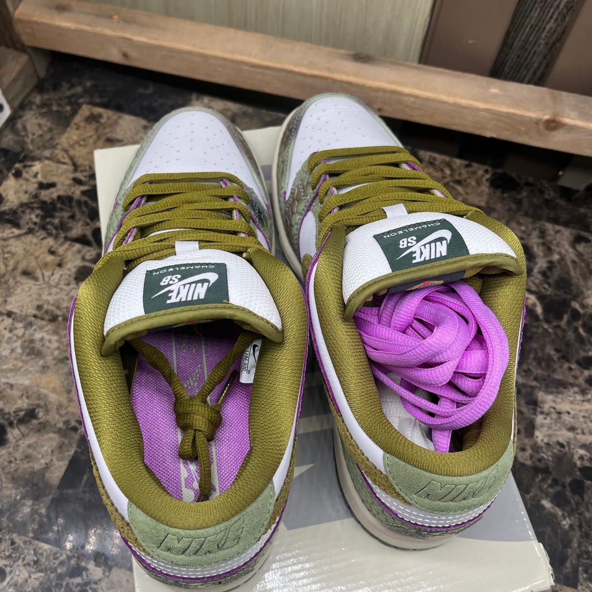 Size 9 - Alexis Sablone x Nike Dunk SB Low Chameleon for sale