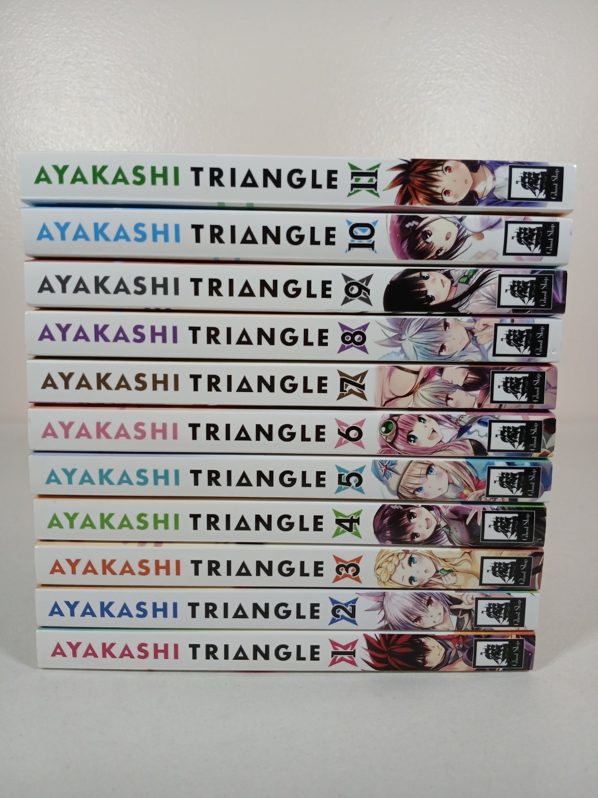 Ayakashi Triángulo Manga Vol 1-11 Inglés Auténtico Siete Mares