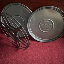 8mm 400ft 7in Metal Film Reel and Canister Can by Compco Corp Stienberg Baum