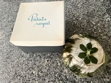 Vintage Union Made Elegant Green Netted Feather Pillbox Hat W/ Palais Royal Box