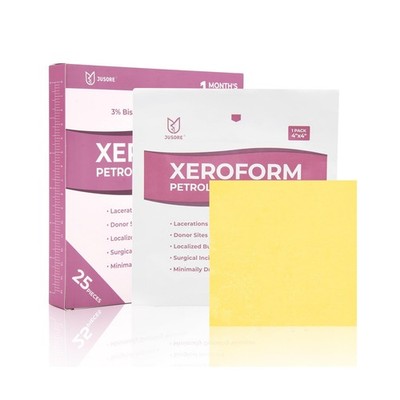 Xeroform Petrolatum Dressing 4''x4'' - FSA-HSA, Non Stick Gauze P... FAST USA SHIP