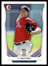 Ty Buttrey 2014 Bowman #BP30 Boston Red Sox MLB READ FREE SHIPPING AutographDen
