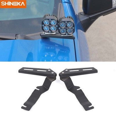 Car LED Light Spotlight Pod Hood Ditch Brackets Holder For Chevy Silverado 2022+