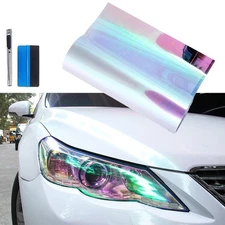 LZLRUN Extra-Wide Headlight Taillight Vinyl Tint Wrap 16 Inch x 60 Inch Roll ...