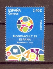 2025 HISZPANIA Kultura. MONDIACULT 25 Barcelona MNH