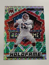 2022 Panini Mosaic Football HoloFame Mosaic Green - Jim Kelly - Buffalo Bills