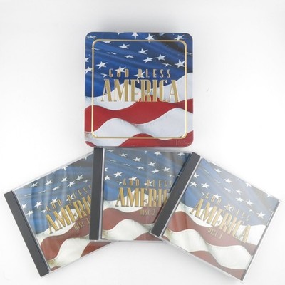 God Bless America CD 2007 3 Disc Set Patriotic Orchestra Marches Madacy
