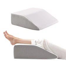 Bedluxe Leg Elevation Pillows, for Sleeping, Cooling Gel Memory Foam , Wedge