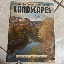 How to Draw and Paint Landscapes - Walter Foster How to Draw Art Book  8 by Fos