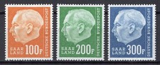 Saarland 426, 427, 428, postrisch, Mi. 29,-