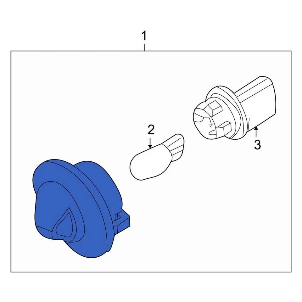 For Ford F-150 2005-2014 Ford 1L3Z13550BA Rear License Plate Light Assembly Foto 3 de 4