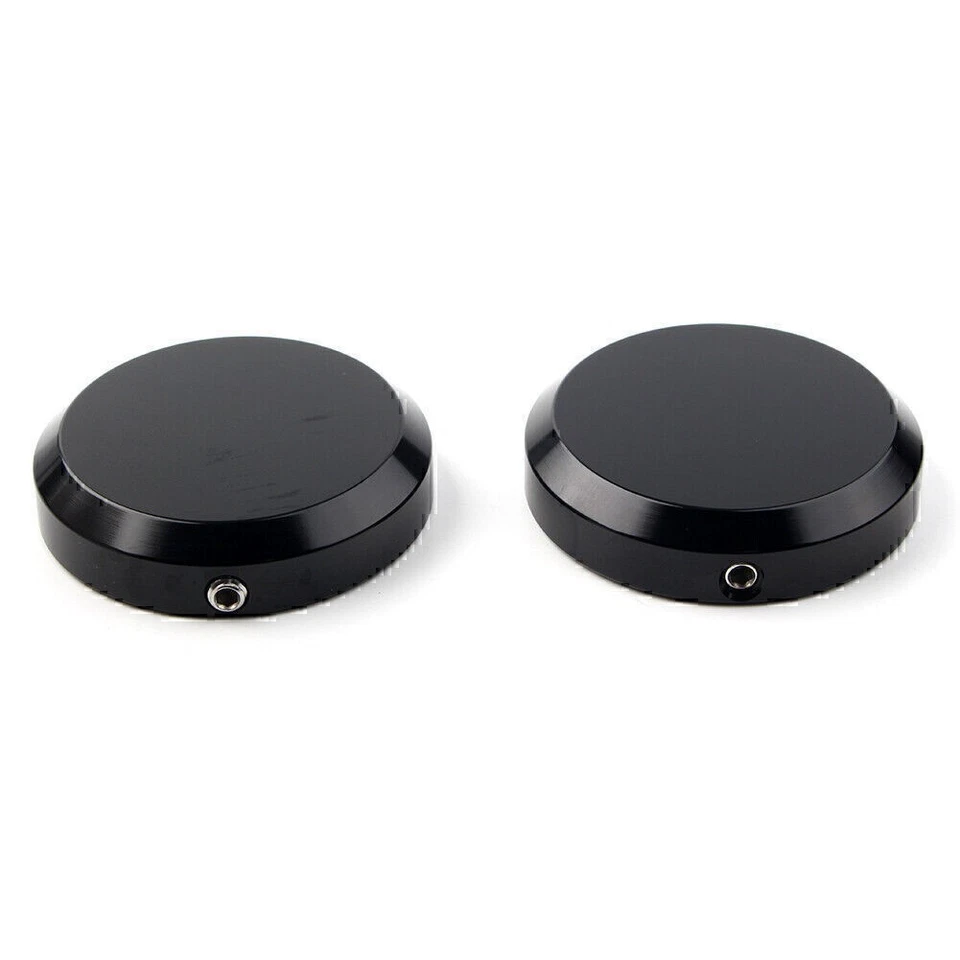 Cubierta de tapa de horquilla Billet negra para Victory Cross Country X-1 Boardwalk Board Walk Foto 2 de 4