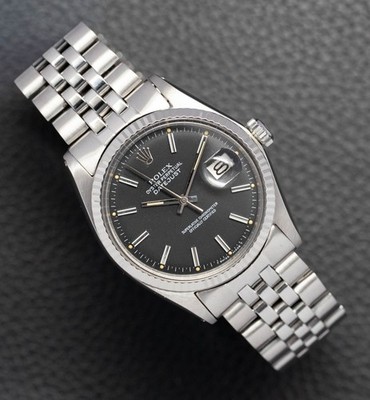 Rolex Datejust 1601 Black Dial 1969 Box - 2 Jahre Garantie