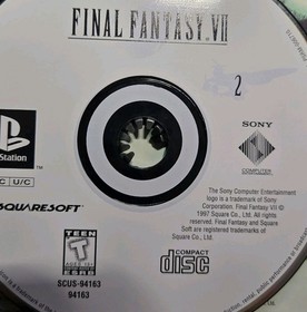 Playstation, PS1 - Squaresoft, Final Fantasy VII - Black Label *tested* CIB
