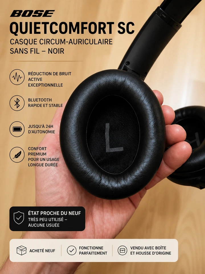 Bose QuietComfort Headphones, photo 4 sur 5