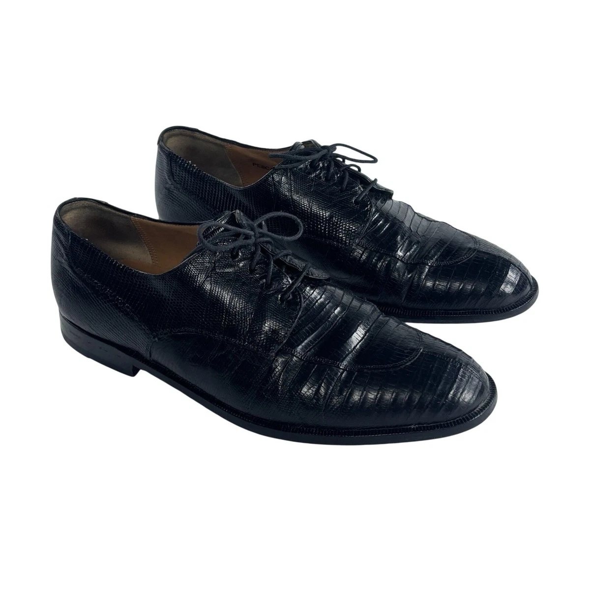 Mezlan Platinum Calvello US 9.5M Men Oxford Shoe Mezlan Animal Print Dress Shoes for Men for sale | eBay main image 4