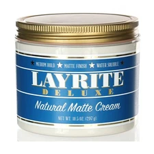 Layrite Deluxe Natural Matte Cream 10.5oz/297g NEW SEALED