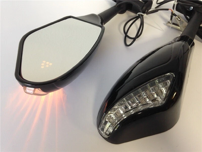 Luces LED amarillas espejo intermitente para Triumph Daytona 675R 600 650 Trophy NUEVO Foto 4 de 4