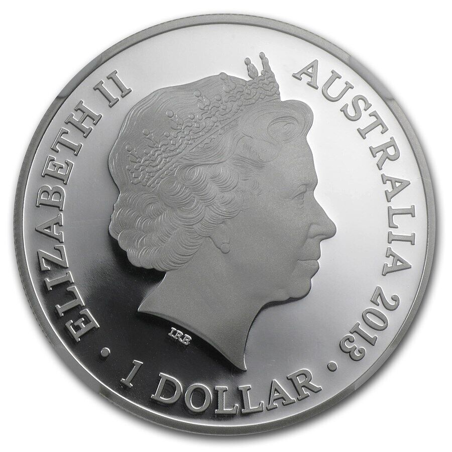 2013 Australia Kangaroo Silver $1 NGC PF 70 Ultra Cameo 20th