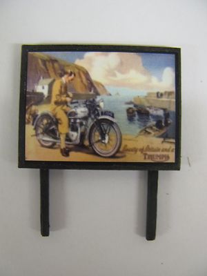 Triumph, Beauty of Britain - Model Railway Billboard - N & OO Gauge