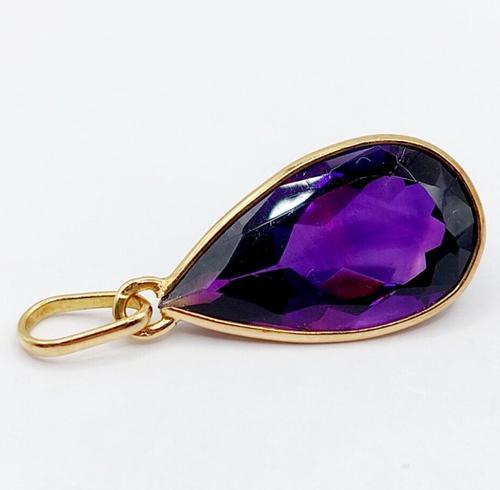 Pendentif Vintage En Or 18 Carats - Motif Panier Fleuri, Bijou Ancien élégant