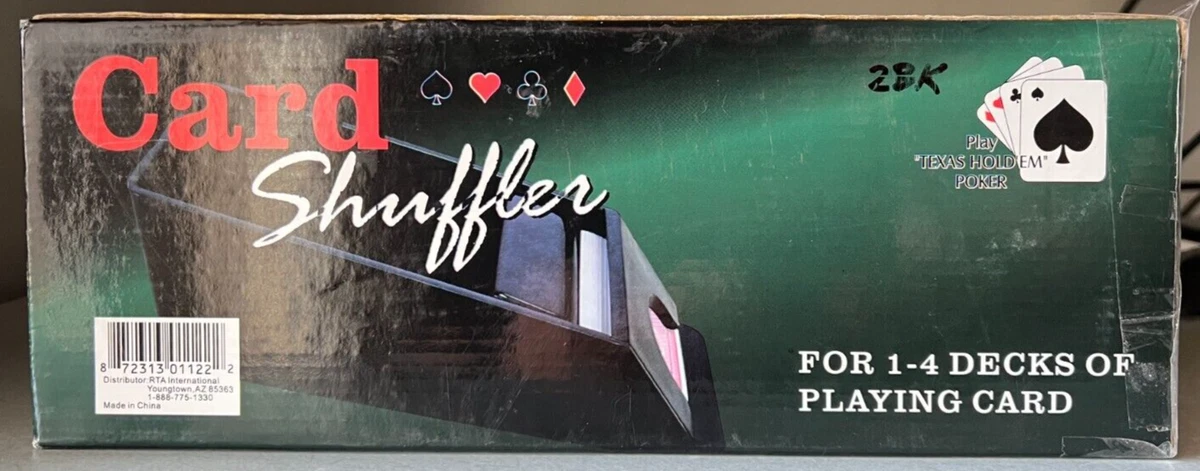 card shoe for sleeved cards Amazon.com: Trademark Poker 6 Deck Blackjack Dealing Shoe – Acrylic Playing  Card Holder – Fits 6 Decks of Playing Cards – Casino Equipment and Card  Dealer Accessories : Toys & Games main image 1