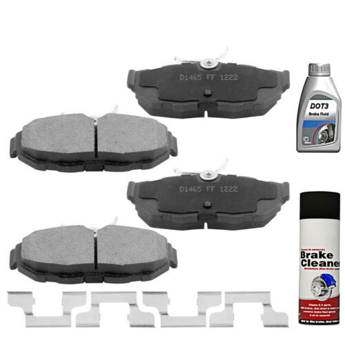 Rear Disc Brake Pads and Cleaning Fluid For Ford Mustang 3.7L 5.0L 5.4L Base - Picture 1 of 5