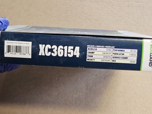 Cabin Air Filter-FLEX Ecogard XC36154 - Picture 3 of 4