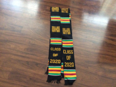 Class of 2020 Kente Stole (Life long learning symbol)
